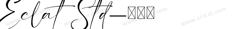 Eclat Std字体转换